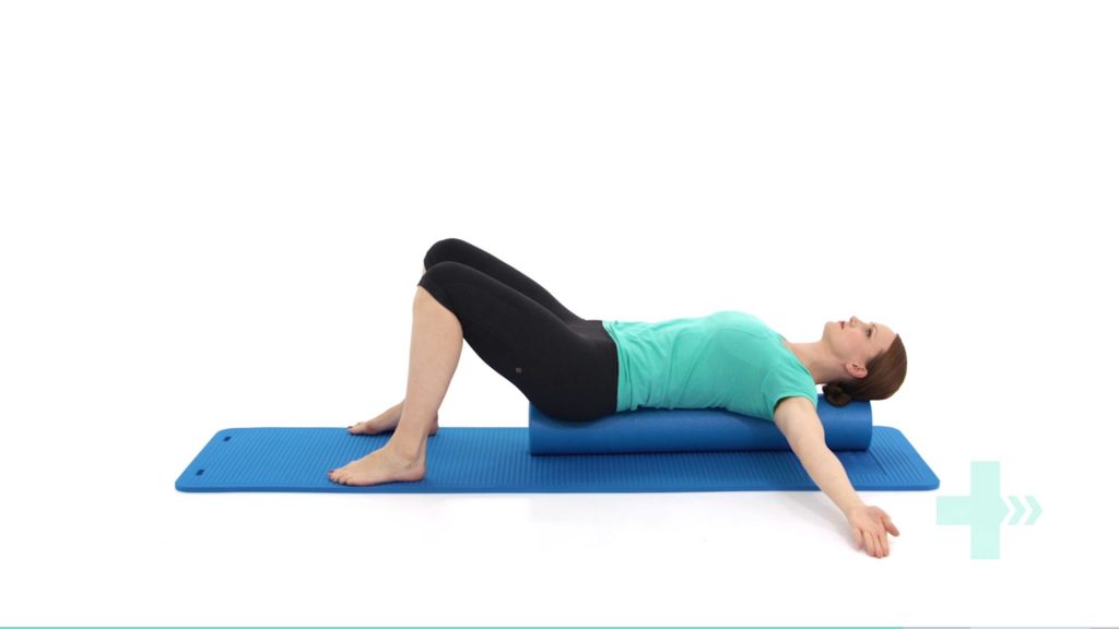 foam roll angels, excellent exercise for tension headache relief
